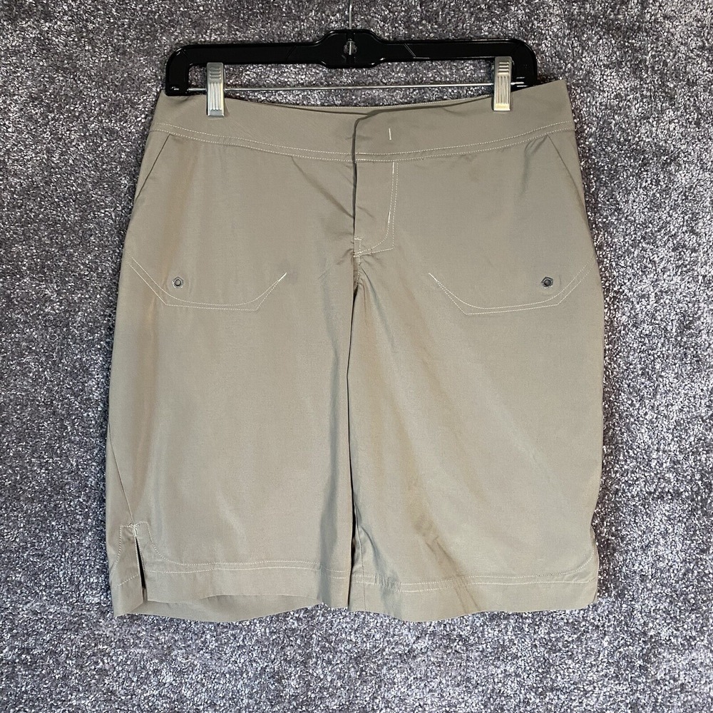 Arcteryx Mischief Shorts Womens Nylon Size 4 Beige Long Hiking Pockets‎ Outdoors